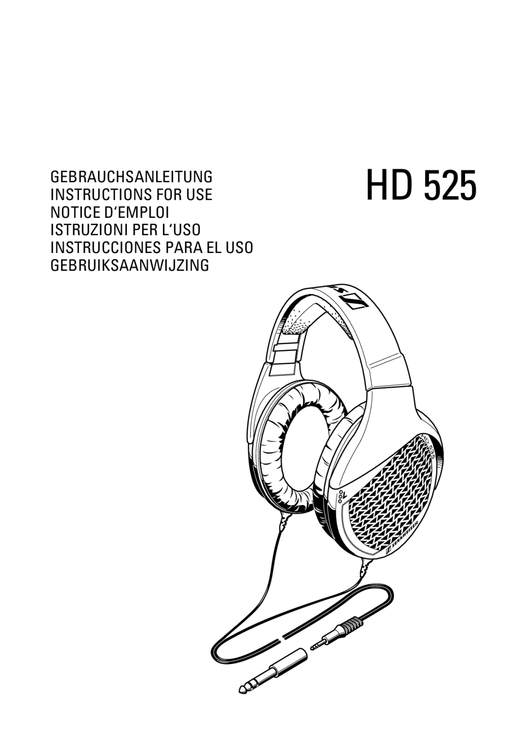 Sennheiser HD525 manual 