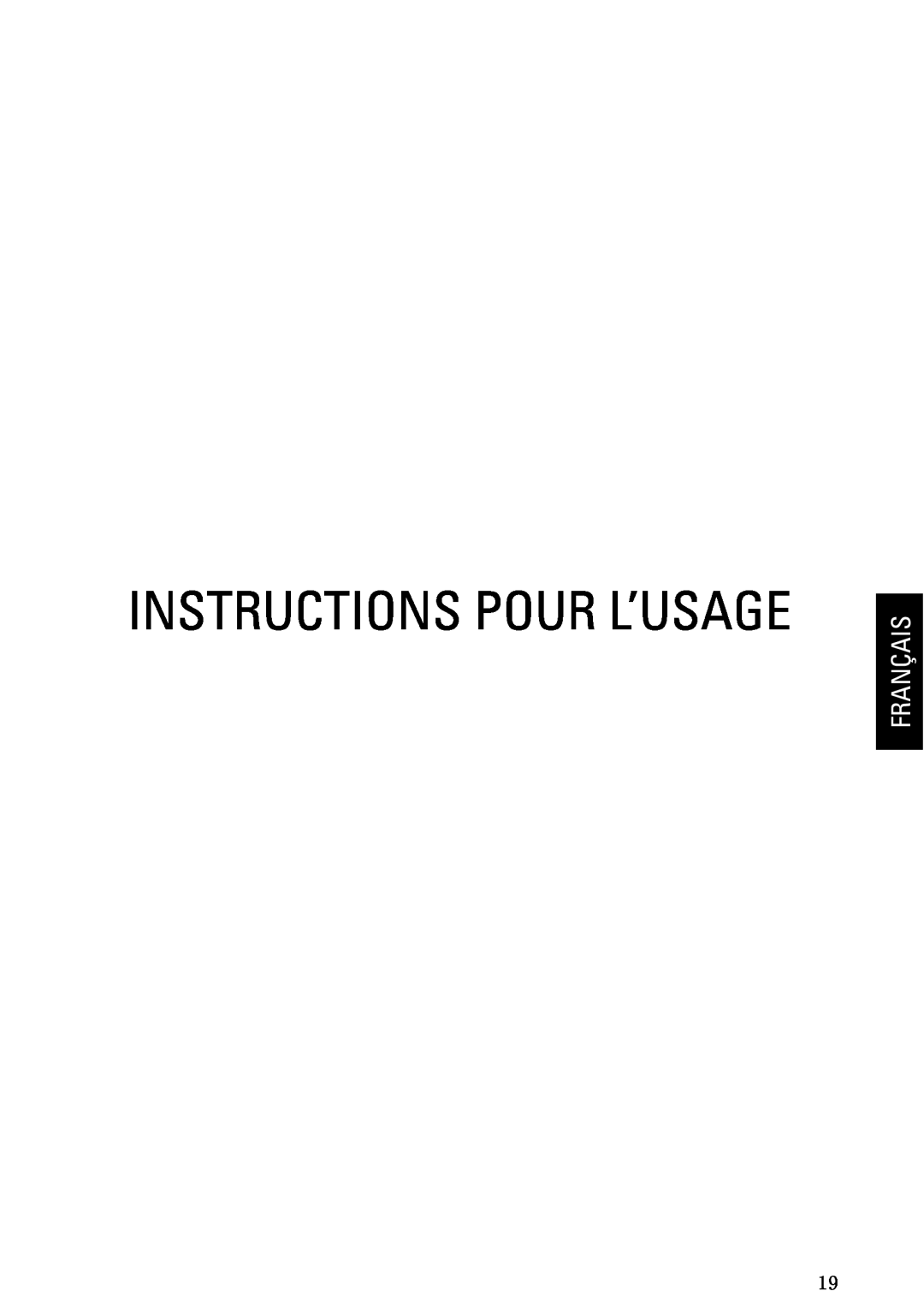 Sennheiser HMEC 200iii manual Instructions Pour L’Usage, Français 
