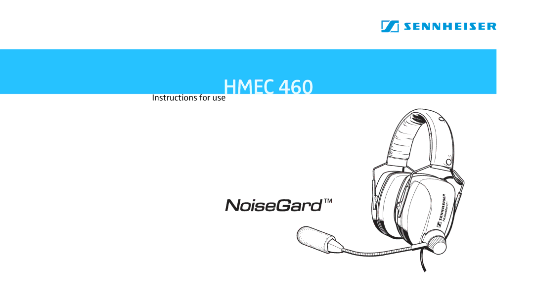 Sennheiser HMEC 460 manual Hmec 