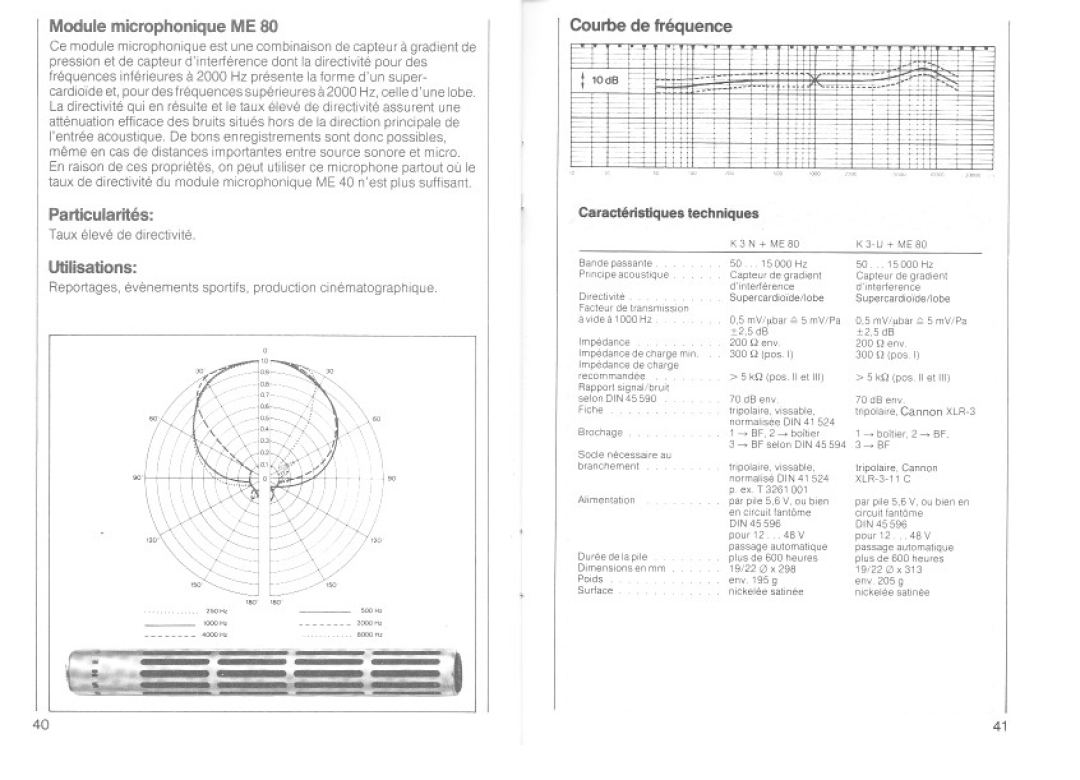 Sennheiser K3N manual 