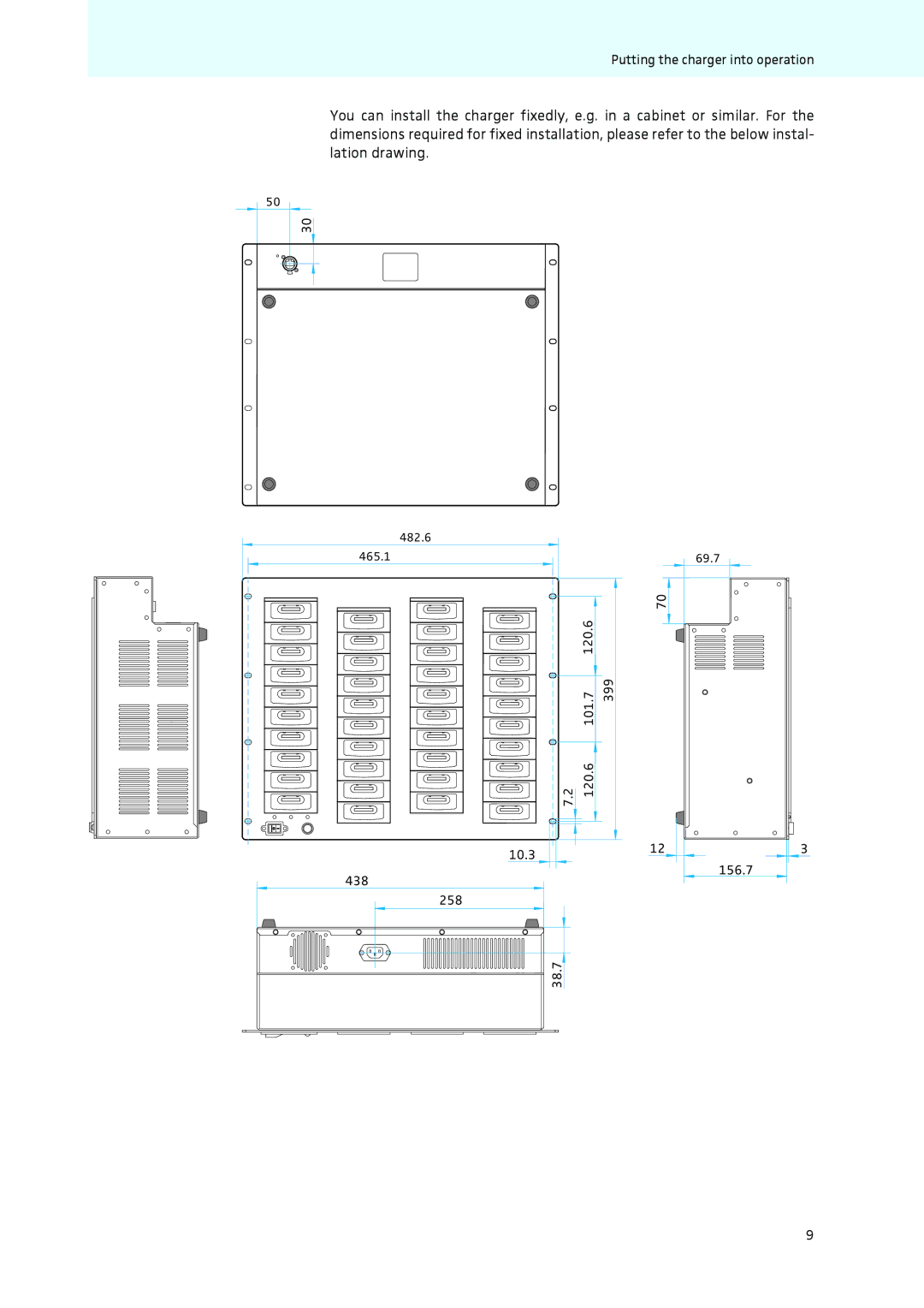 Sennheiser L 2021-40 instruction manual 120.6 101.7 399 10.3 156.7 