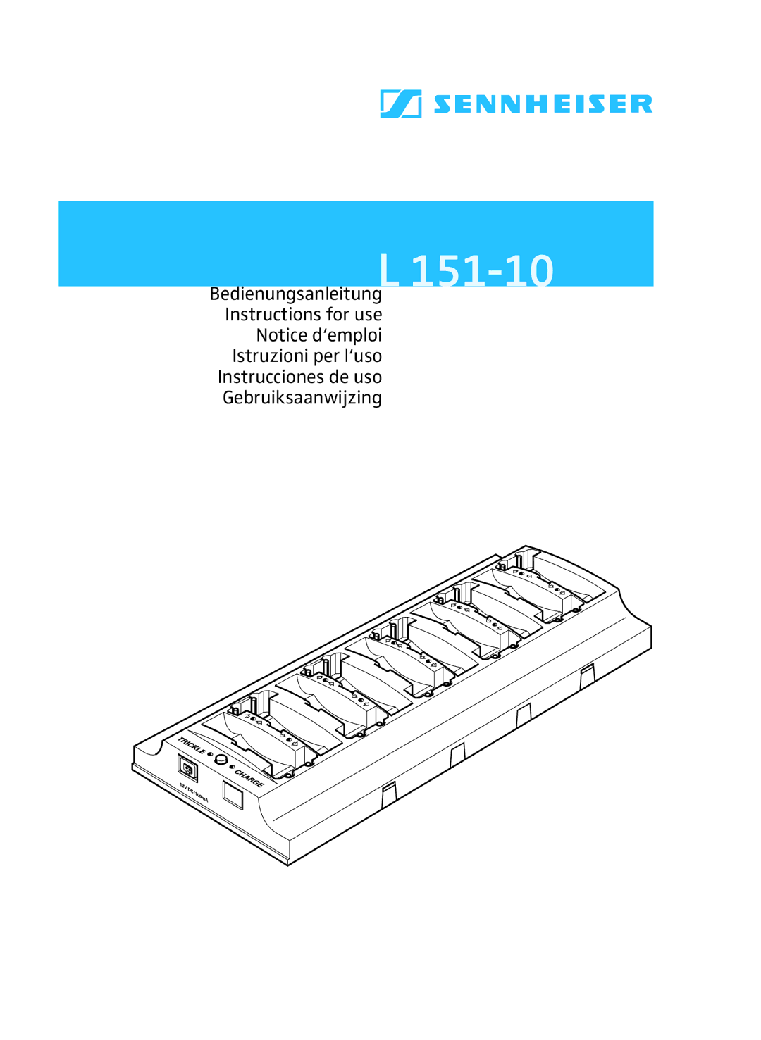 Sennheiser L151-10 manual 