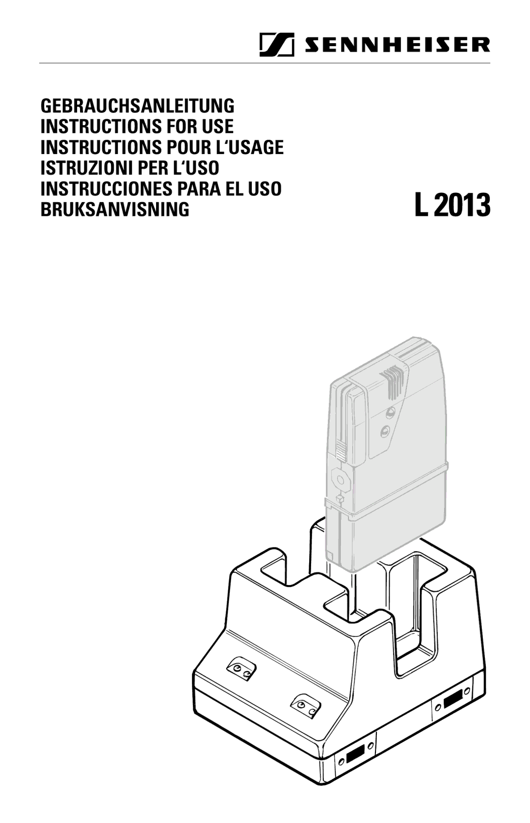 Sennheiser l2013 manual 