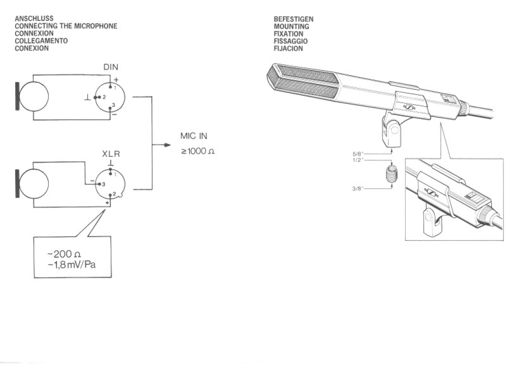 Sennheiser MD 441 manual 