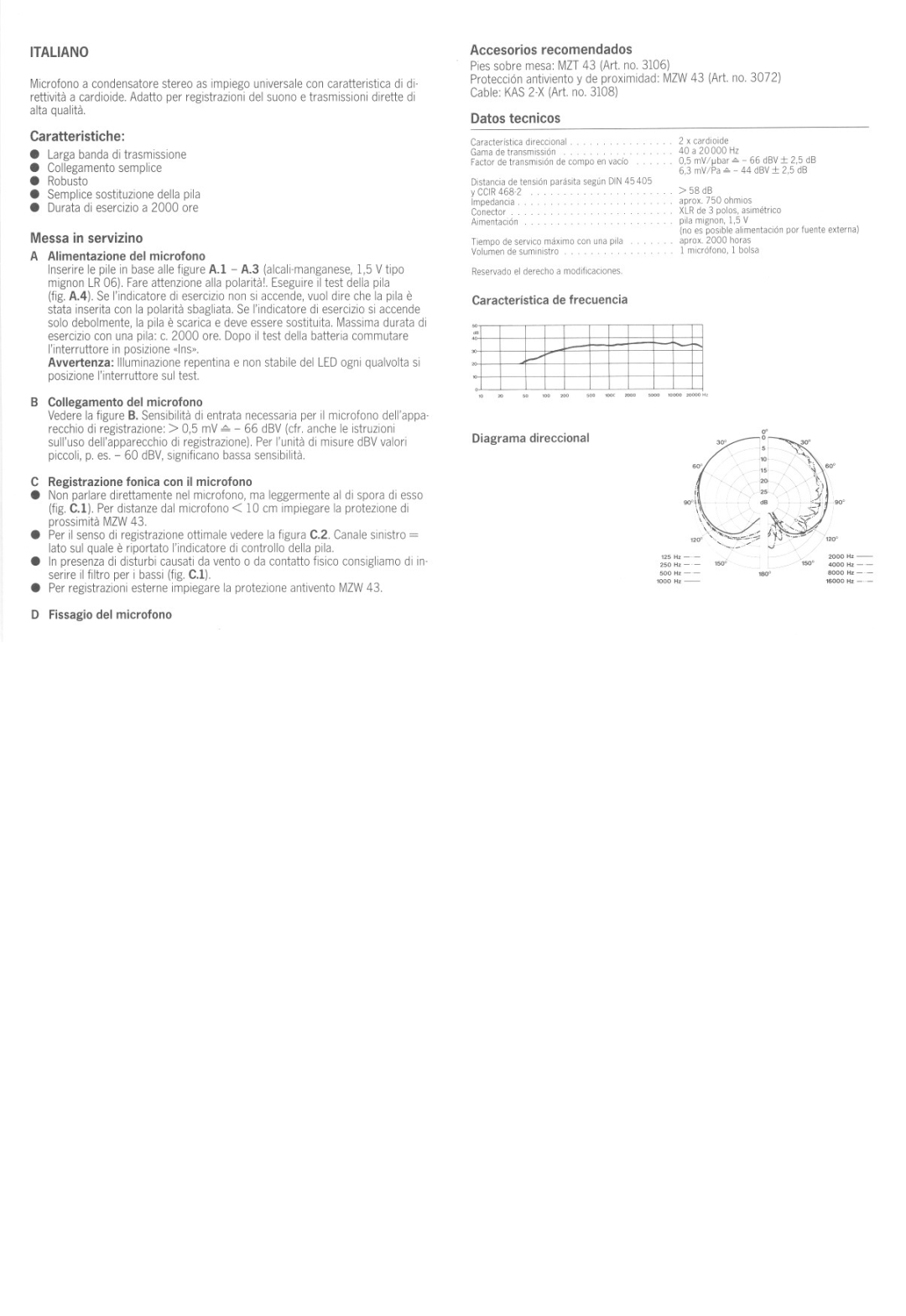 Sennheiser MKE 66 manual 