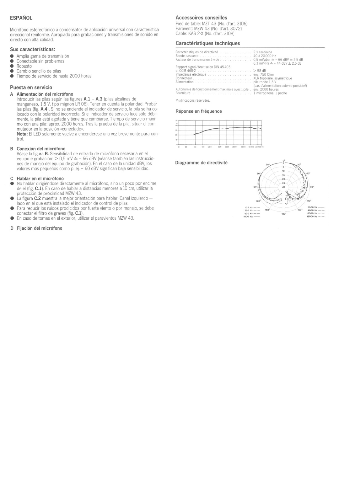 Sennheiser MKE 66 manual 