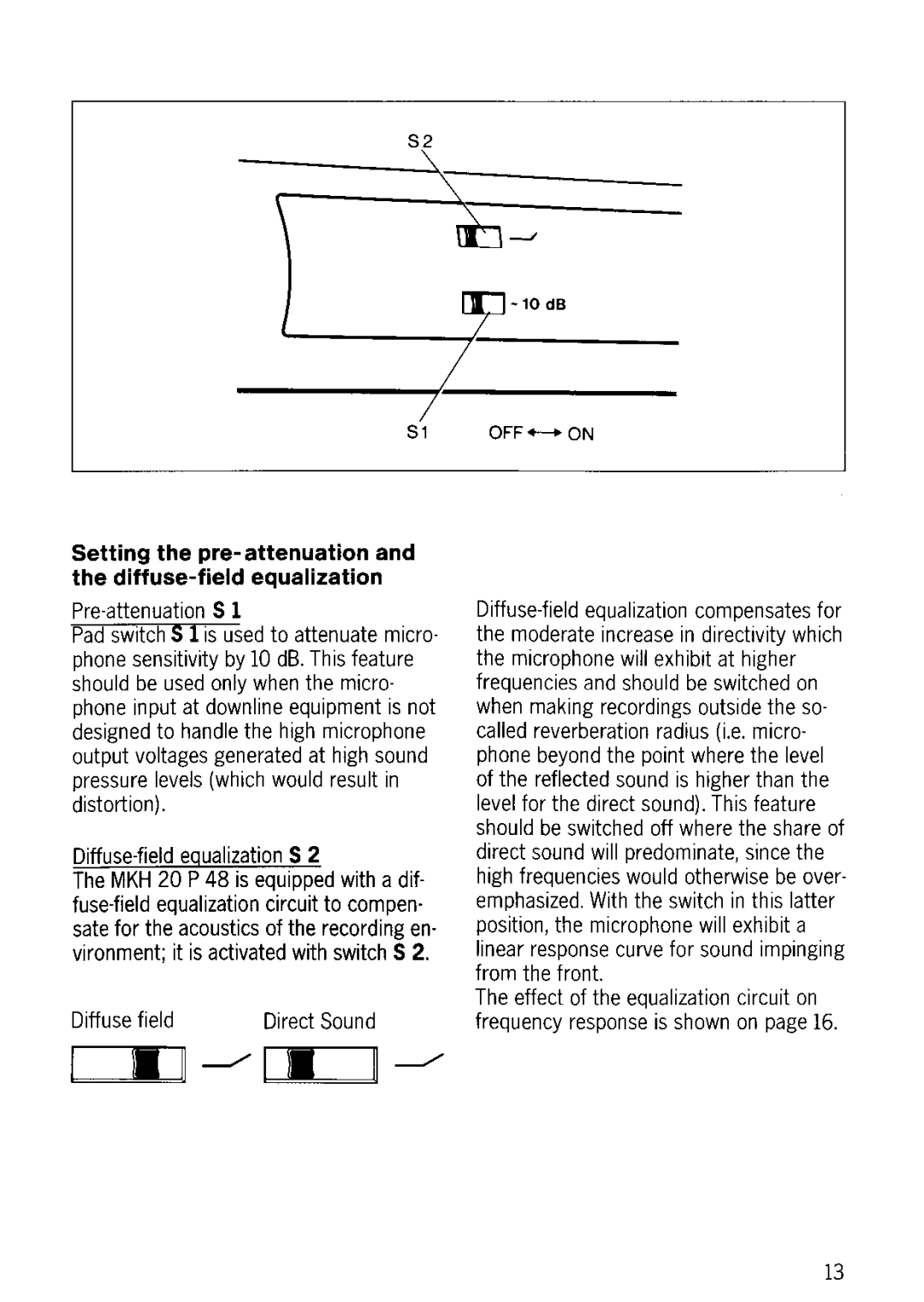 Sennheiser MKH 20 P 48 manual 