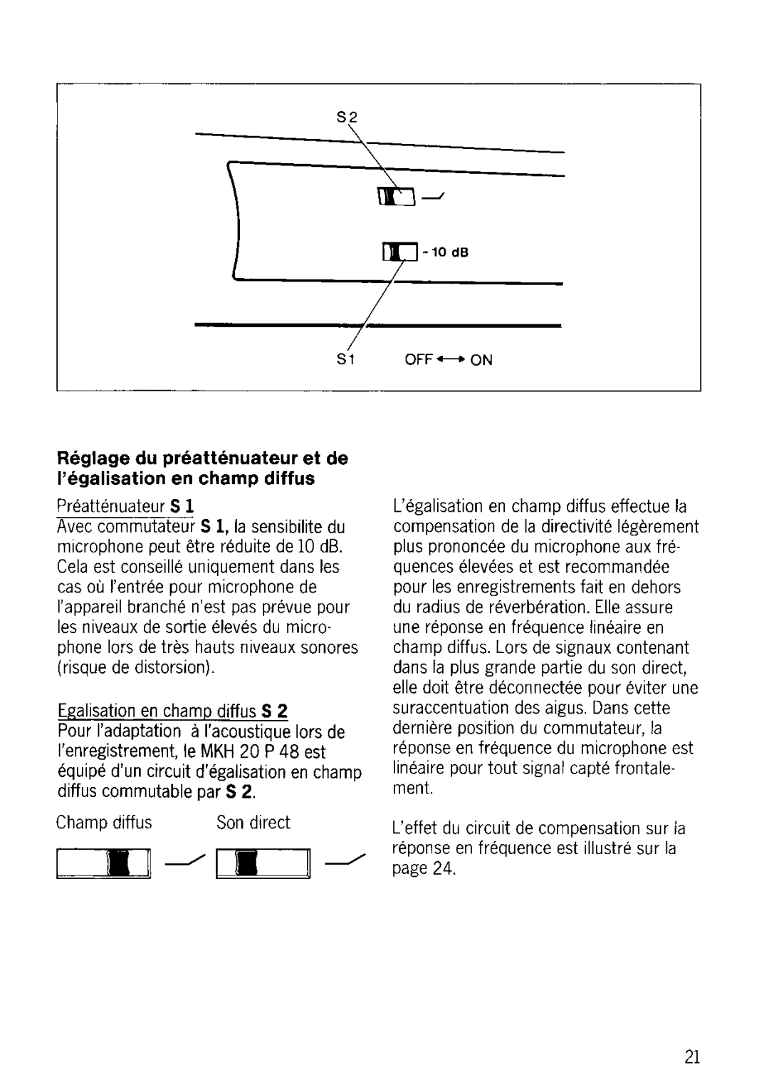 Sennheiser MKH 20 P 48 manual 