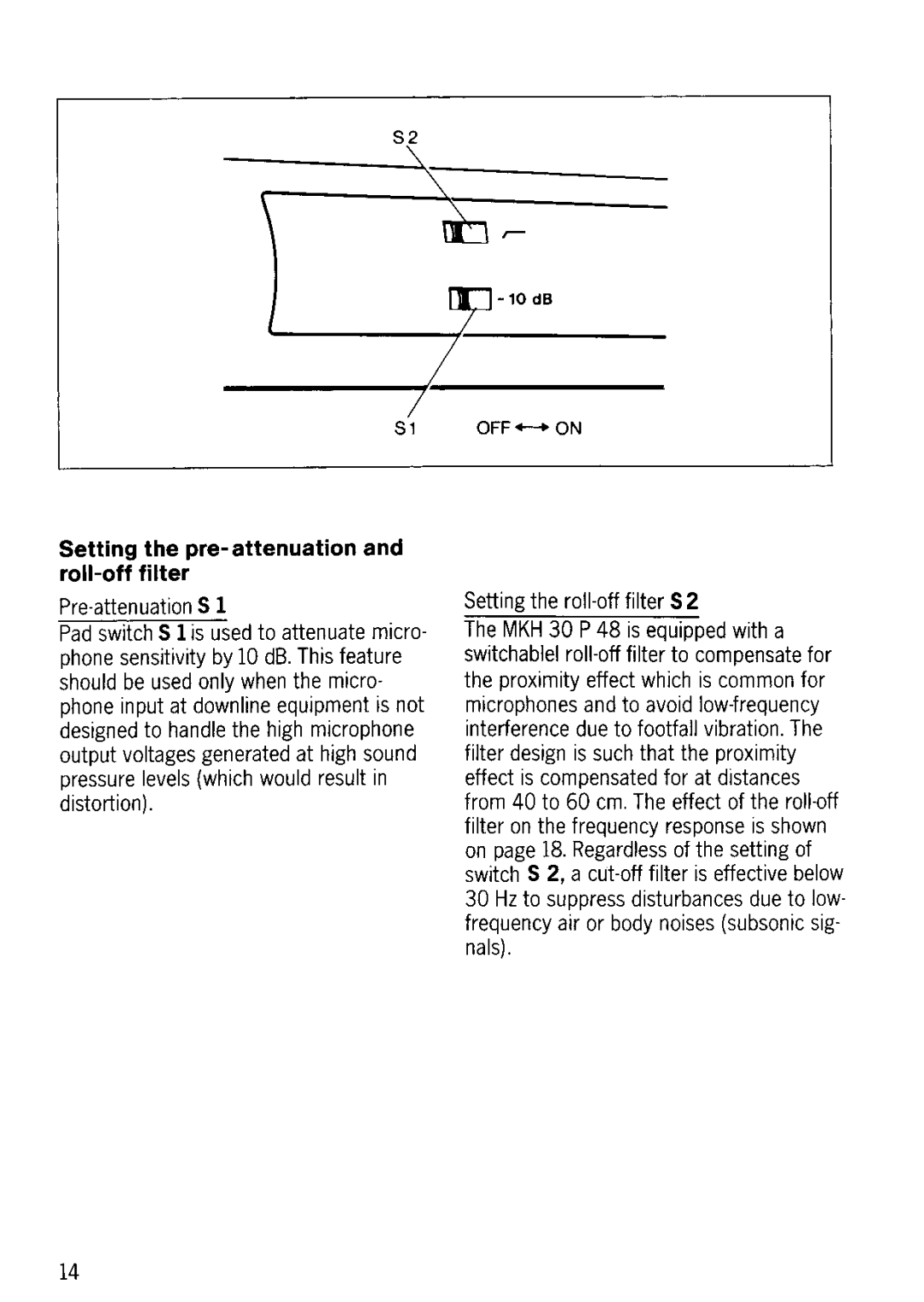 Sennheiser MKH 30-P48 manual 