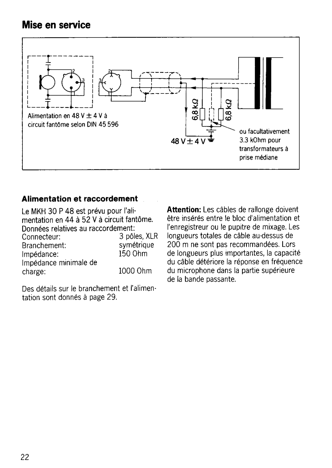 Sennheiser MKH 30-P48 manual 