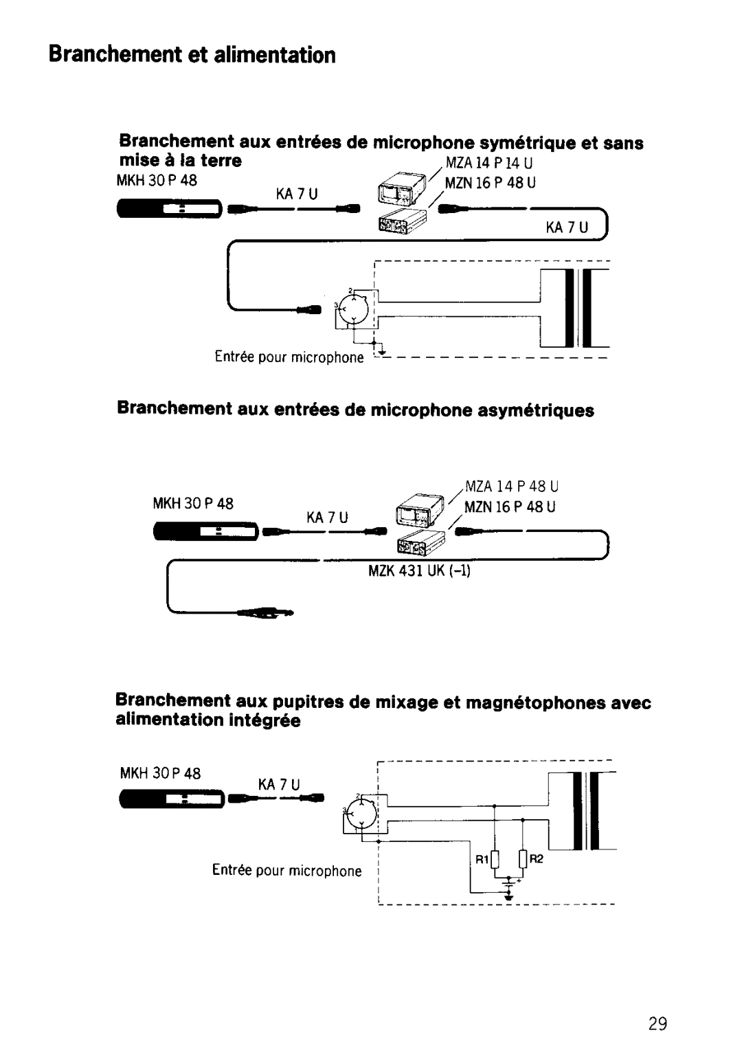 Sennheiser MKH 30-P48 manual 