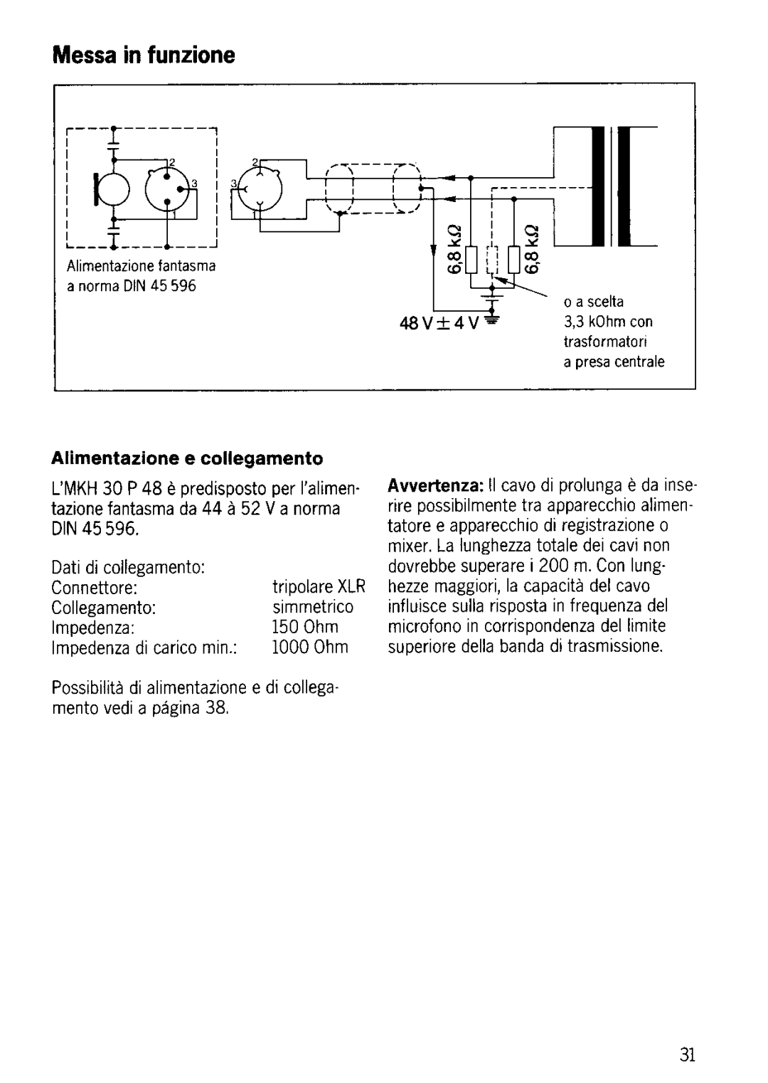 Sennheiser MKH 30-P48 manual 