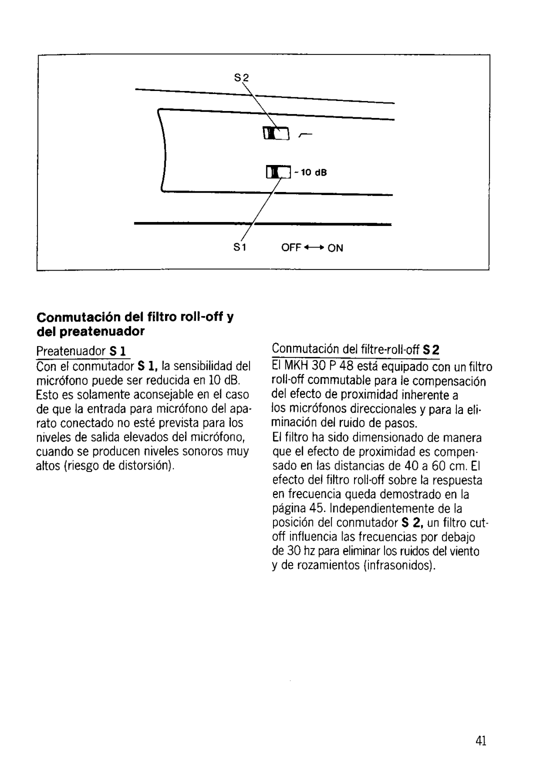 Sennheiser MKH 30-P48 manual 