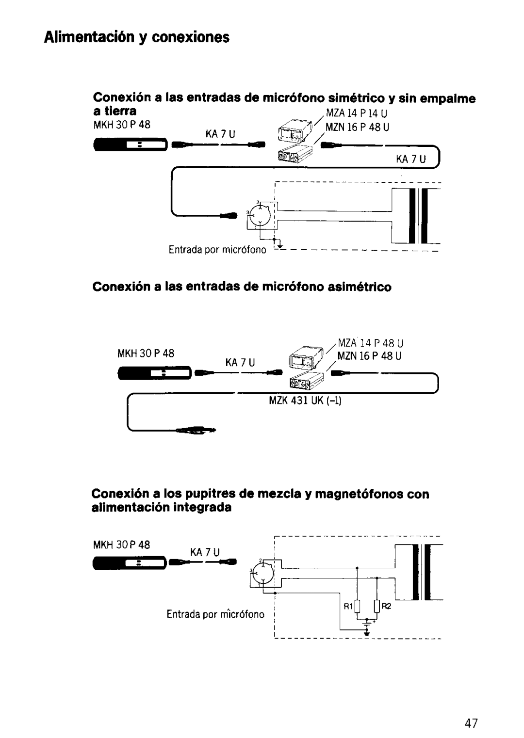 Sennheiser MKH 30-P48 manual 