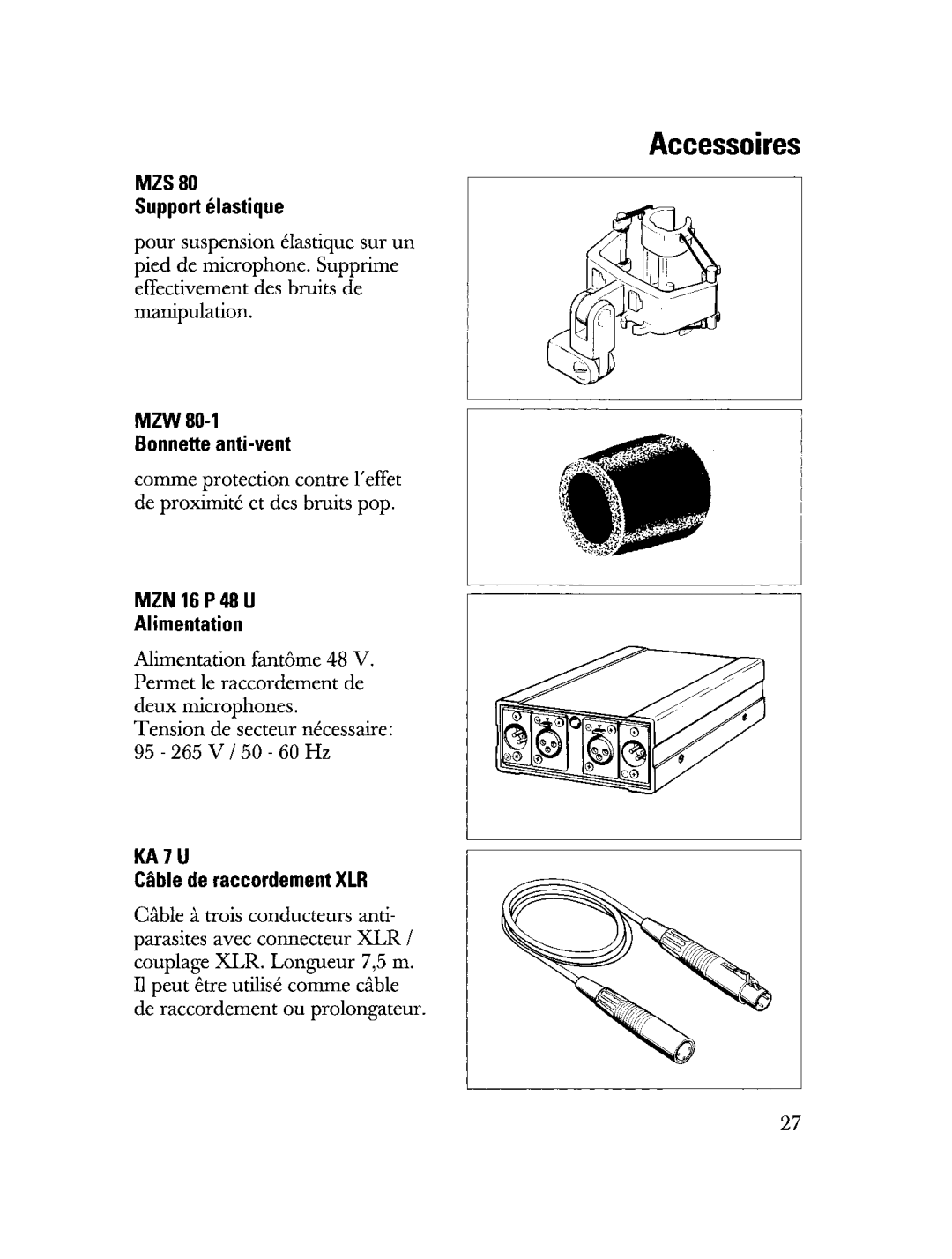 Sennheiser MKH 80 manual 