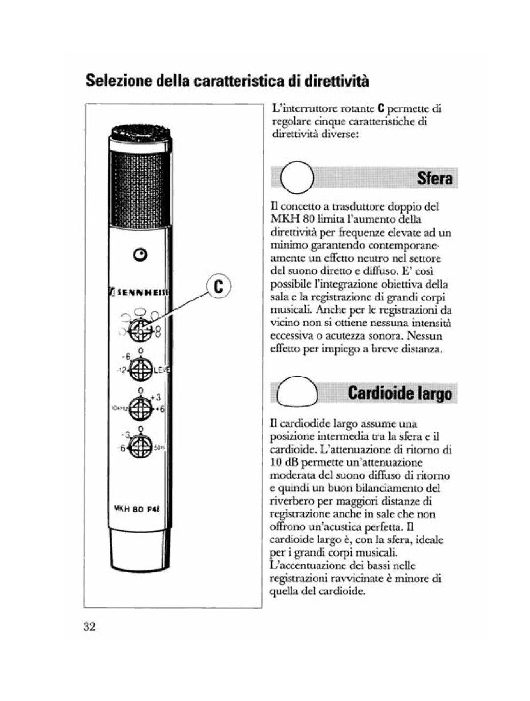 Sennheiser MKH 80 manual 