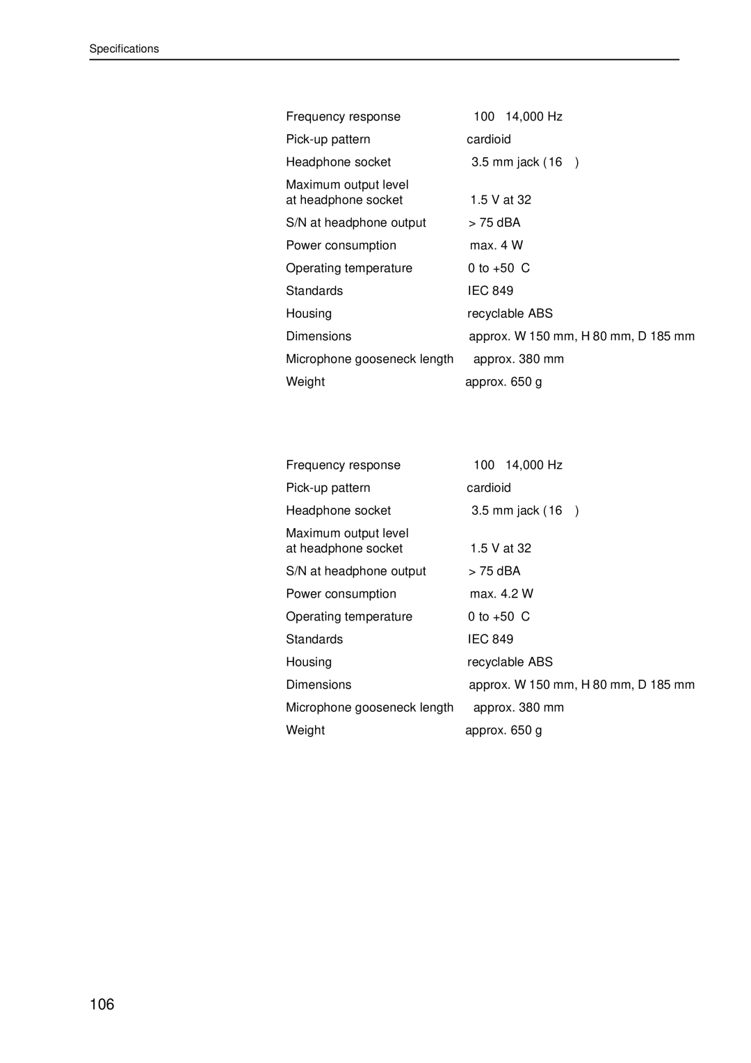 Sennheiser system manual SDC 8000 DV, SDC 8000 CV 