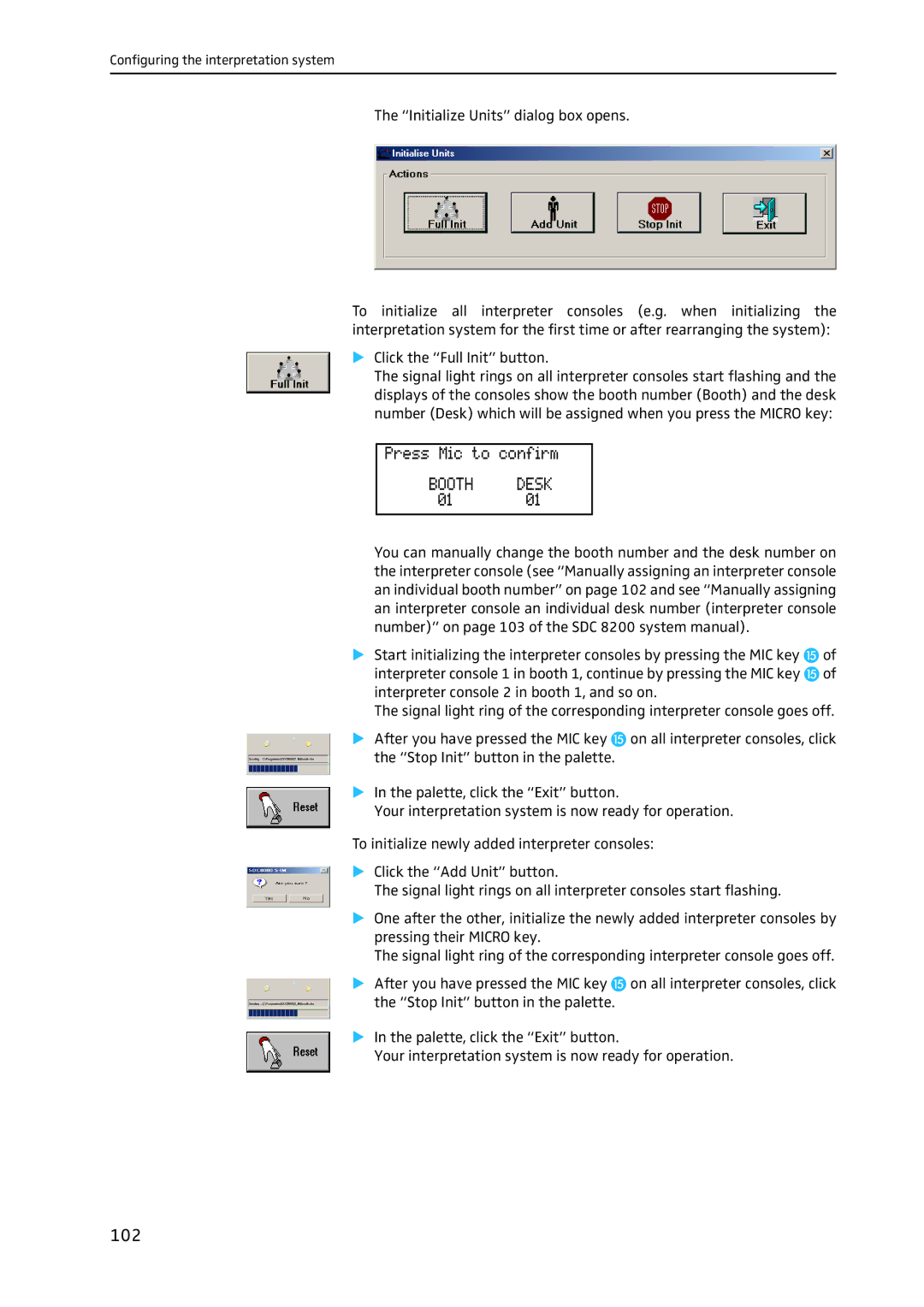 Sennheiser SDC 8200 SYS-M software manual 102 