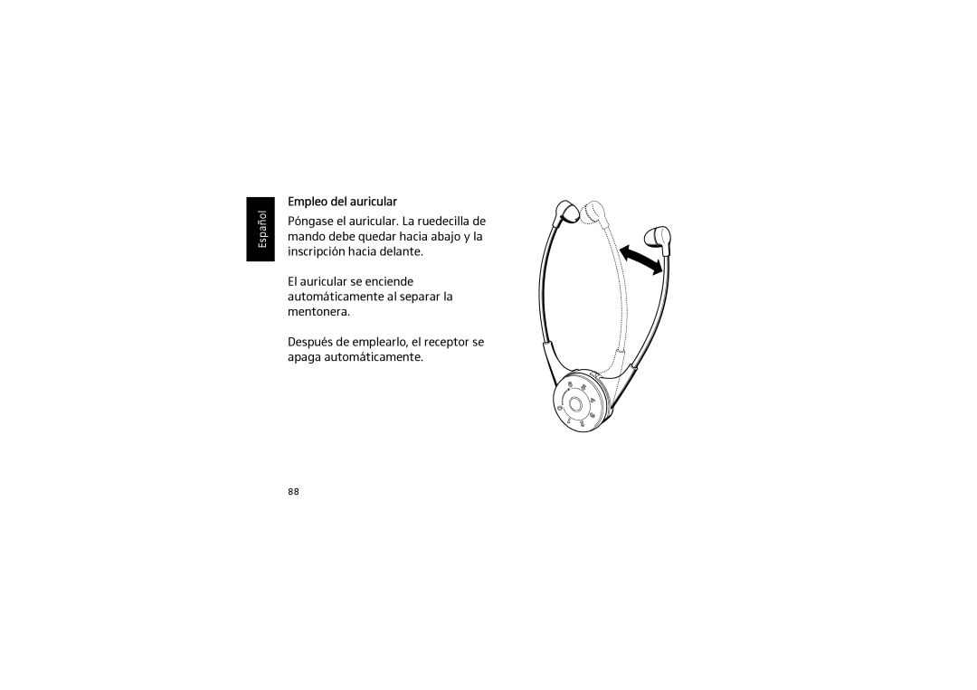 Sennheiser SET 820 instruction manual Empleo del auricular 