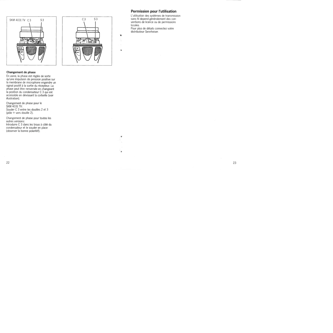 Sennheiser SKM 4031 manual 