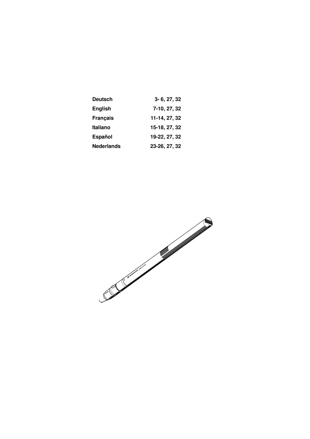 Sennheiser SLT23460FC instruction manual 