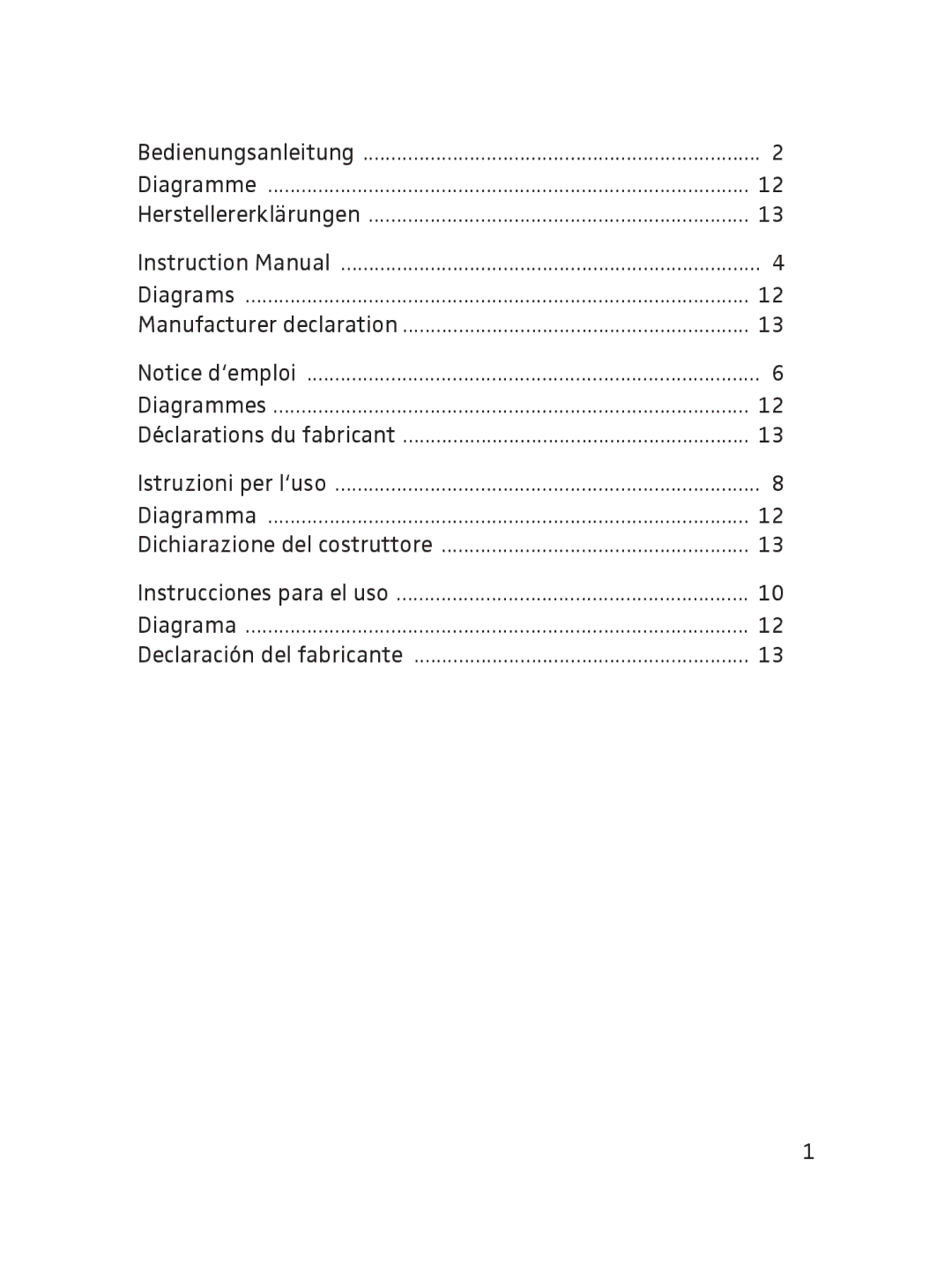 Sennheiser SLT24520FC instruction manual Dichiarazione del costruttore 