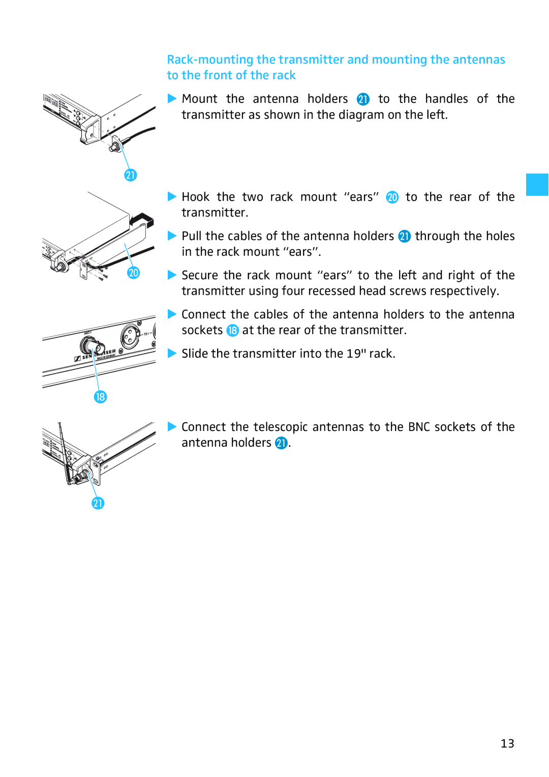 Sennheiser SR 3256, SR 3254 manual 