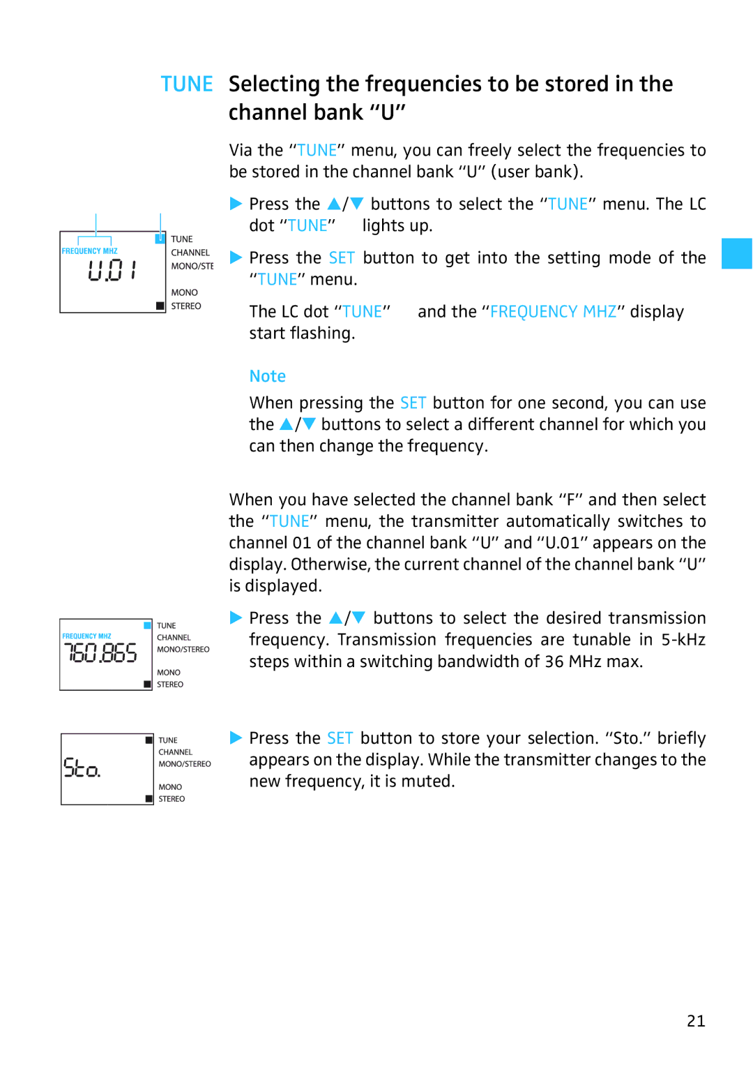 Sennheiser SR 3256, SR 3254 manual 