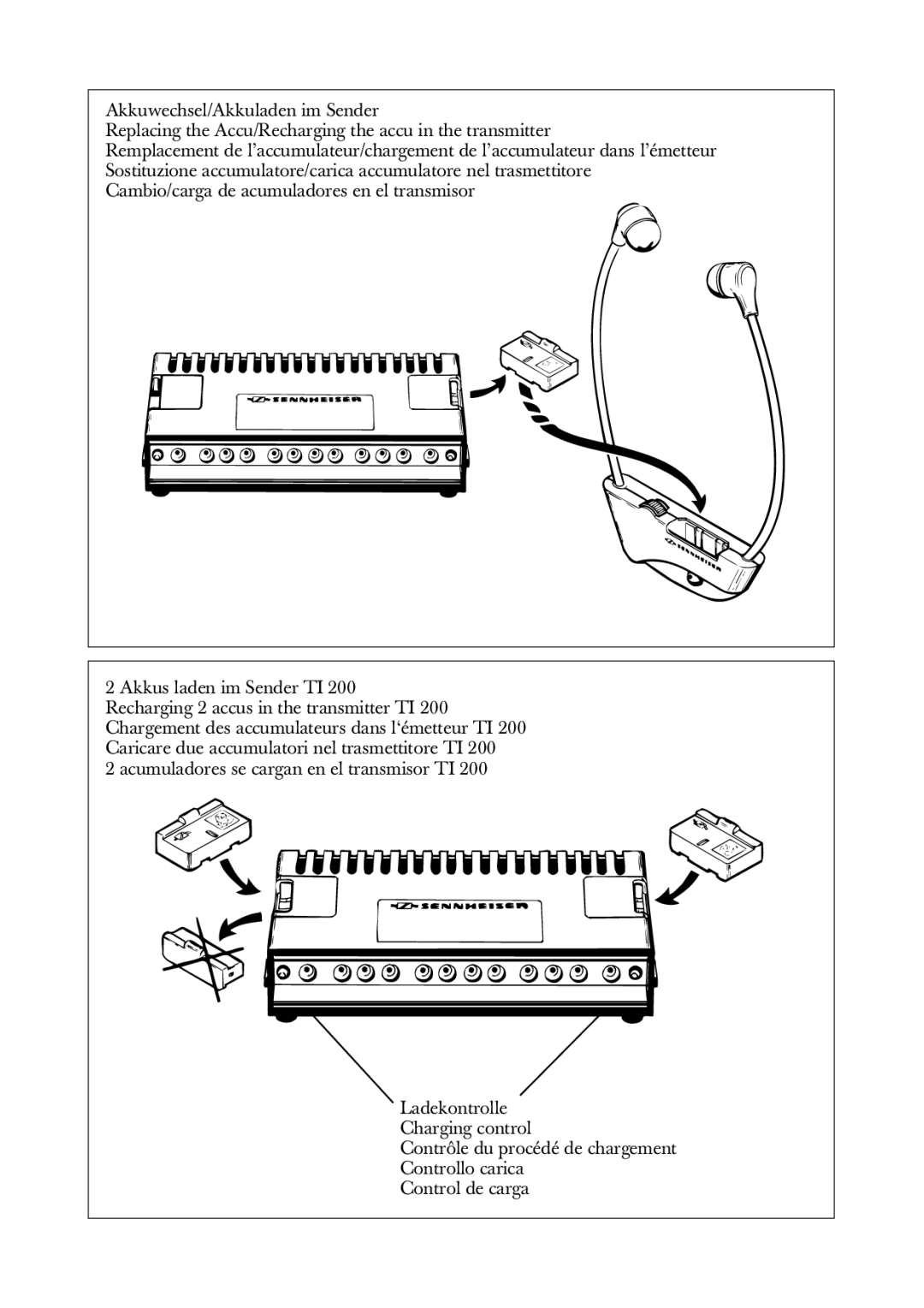 Sennheiser TI 200 manual 