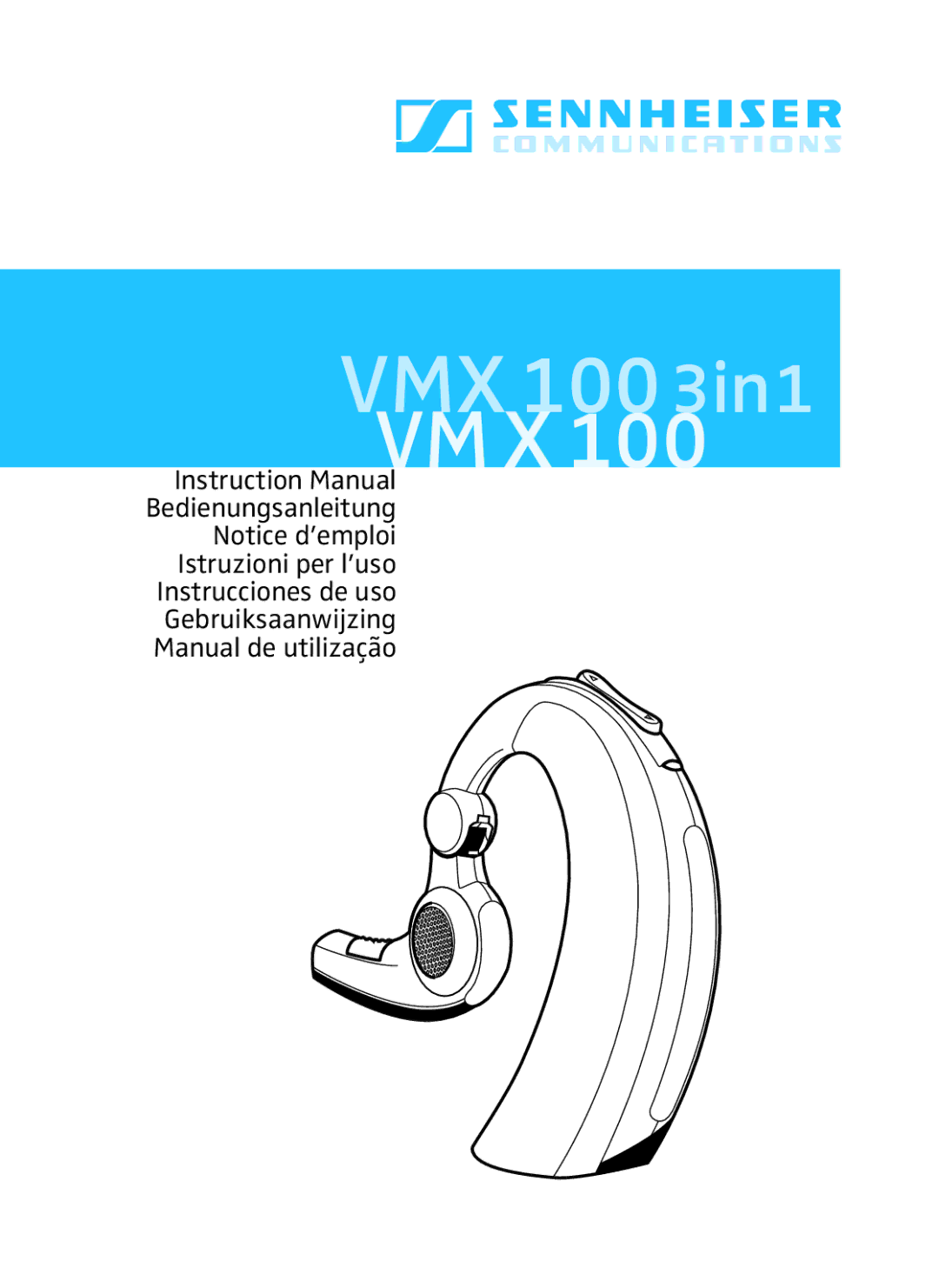 Sennheiser VMX 100 instruction manual VMX100 