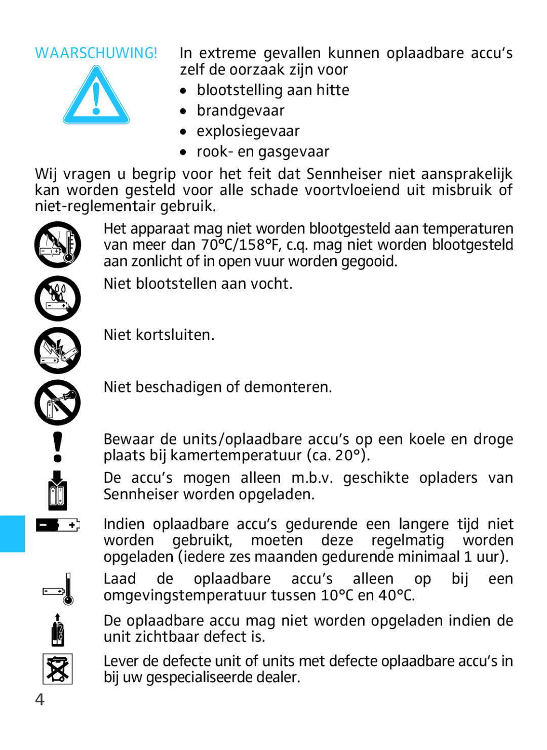 Sennheiser VMX 100 instruction manual 