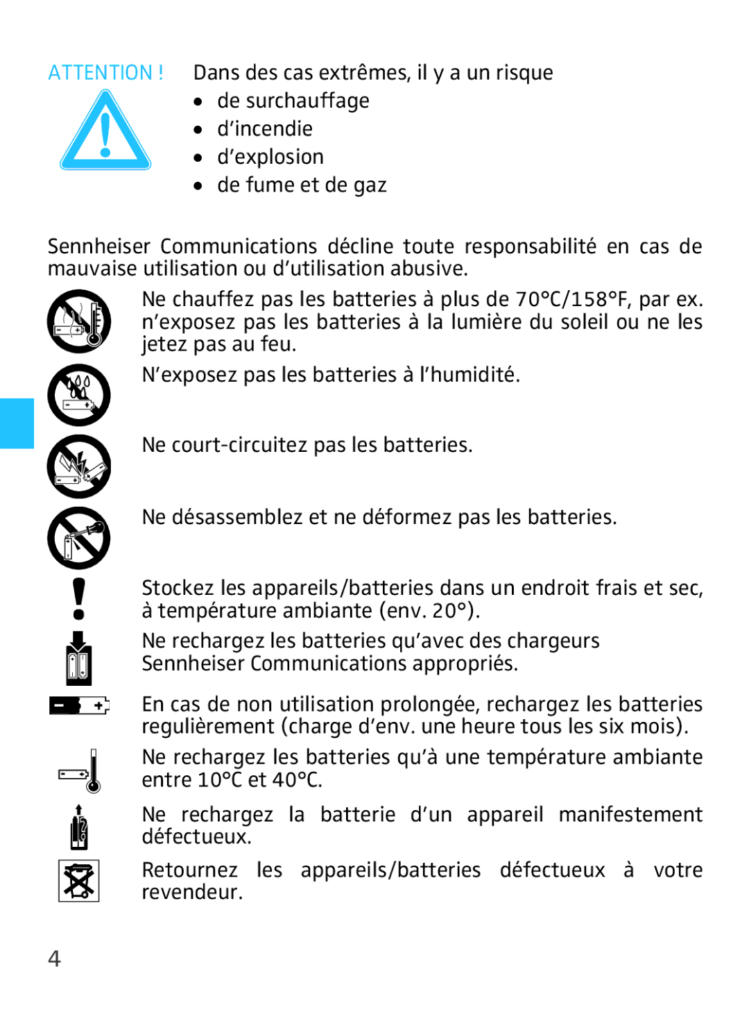 Sennheiser VMX 100 instruction manual 