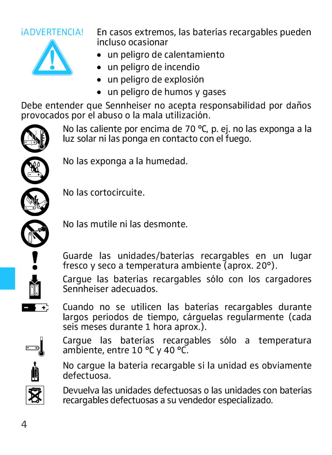 Sennheiser VMX 100 instruction manual 