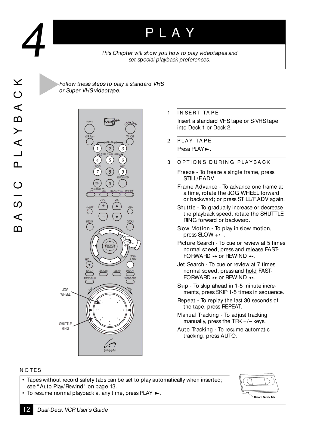 Sensory Science DDV2120 manual A Y, S I C P L a Y B 