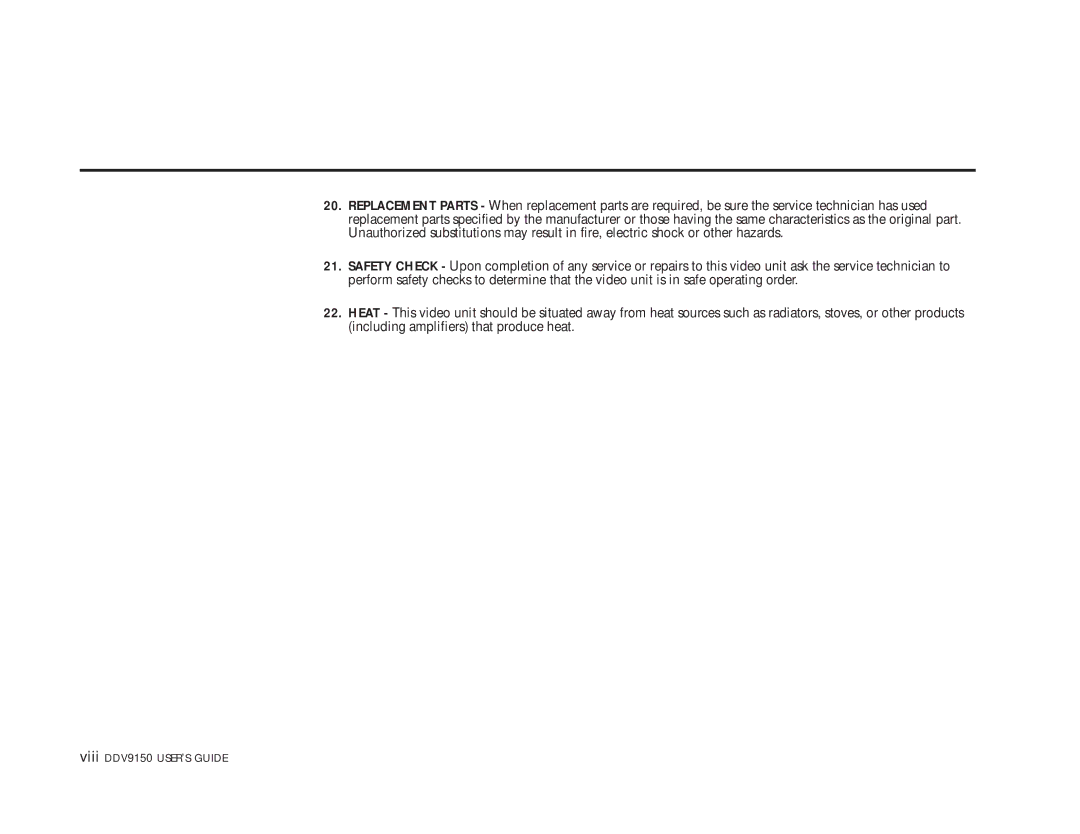 Sensory Science manual Viii DDV9150 USER’S Guide 