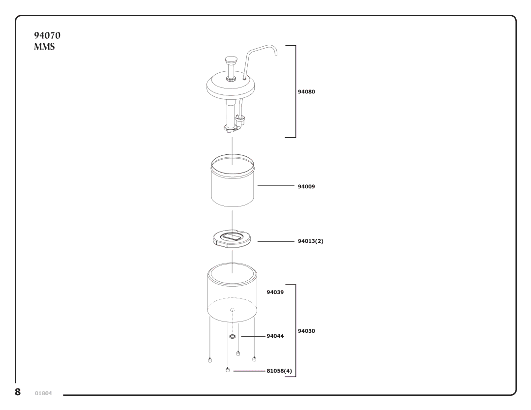 Server Technology Series 93I manual 94070 MMS 