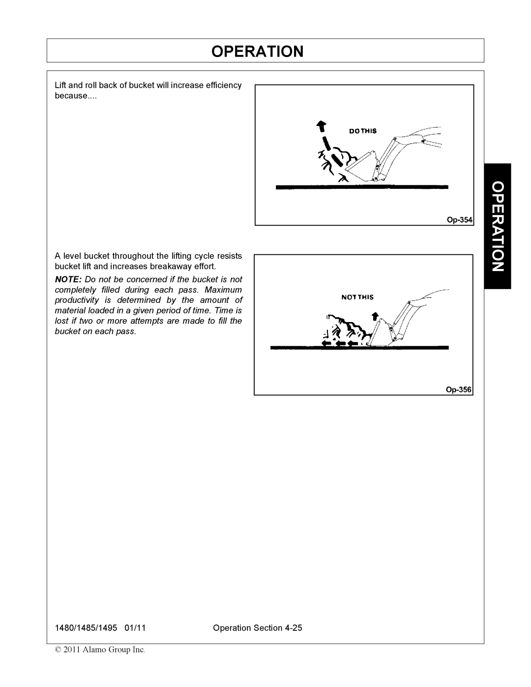 Servis-Rhino 1495, 1480, 1485 manual Operation 