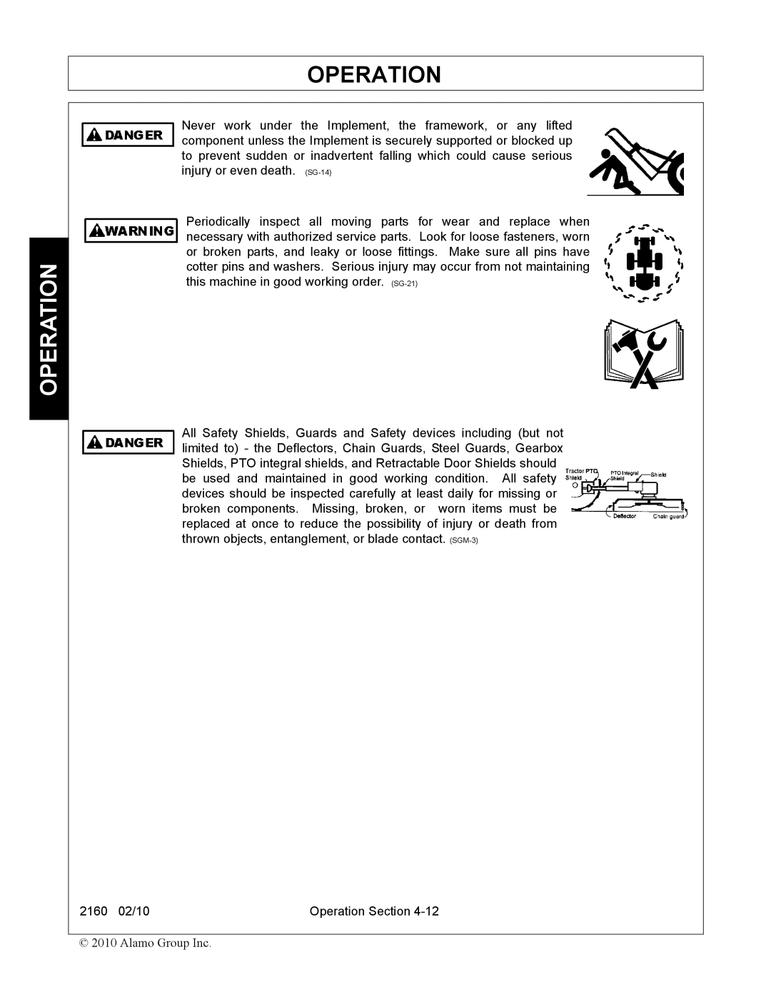 Servis-Rhino 2160 manual Operation 