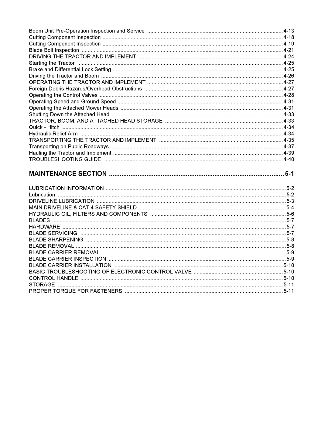 Servis-Rhino 2160 manual Basic Troubleshooting of Electronic Control Valve, Operating the Tractor and Implement 