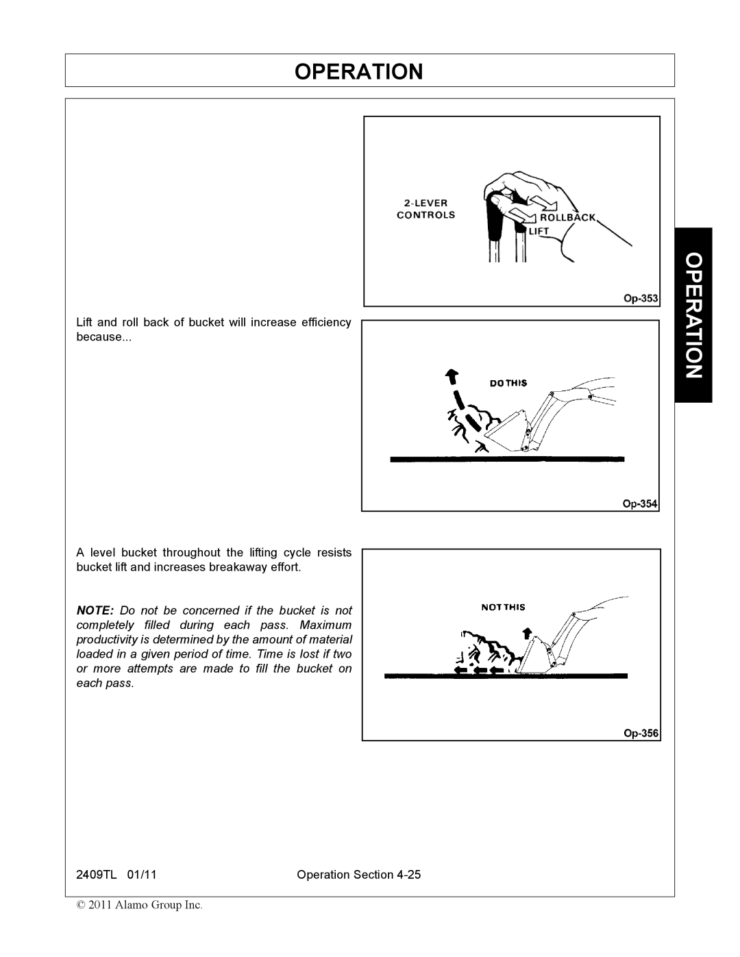 Servis-Rhino 2409TL manual Operation 