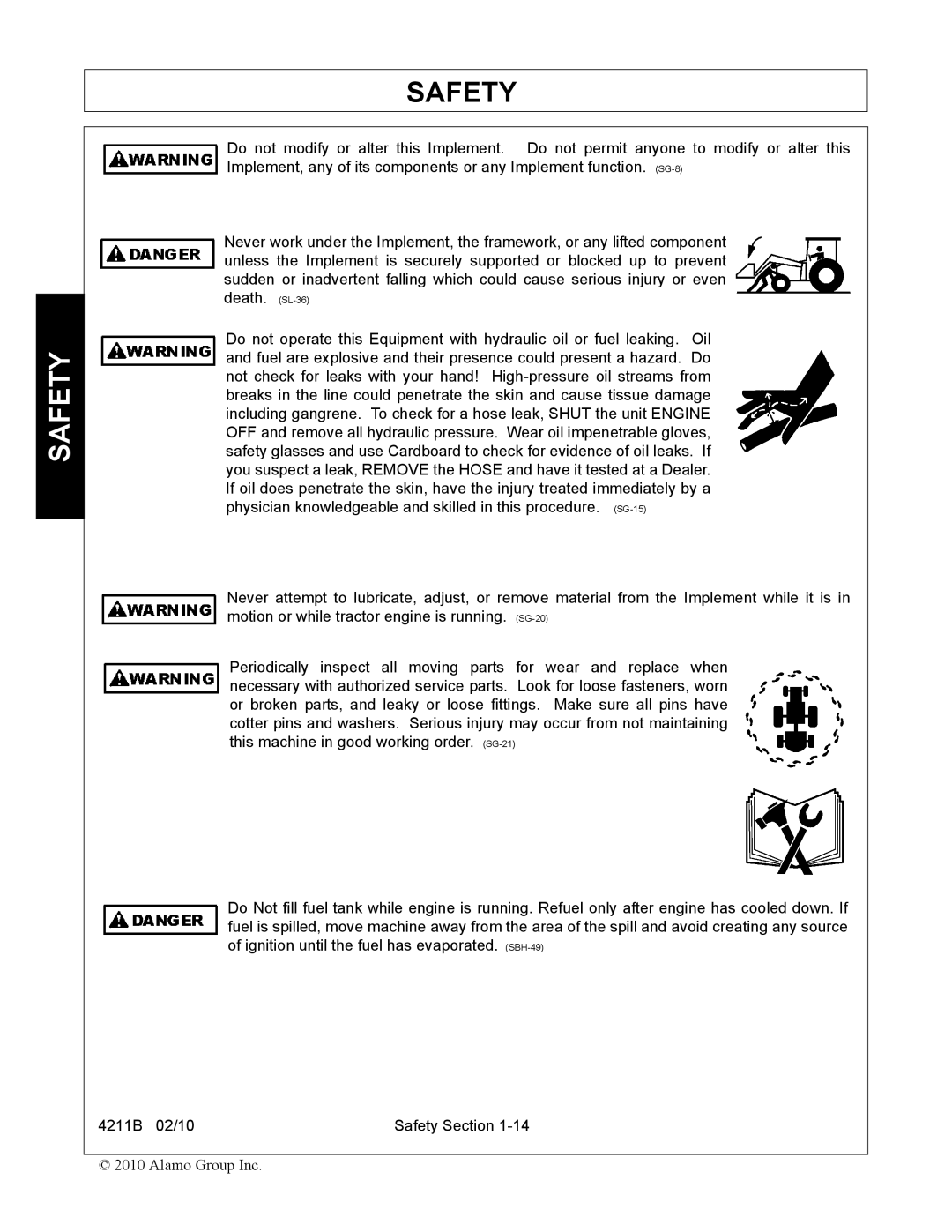 Servis-Rhino 4211B manual Safety 