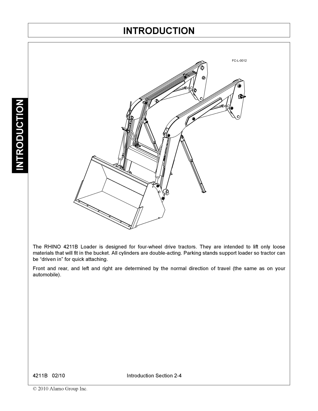 Servis-Rhino 4211B manual Introduction 