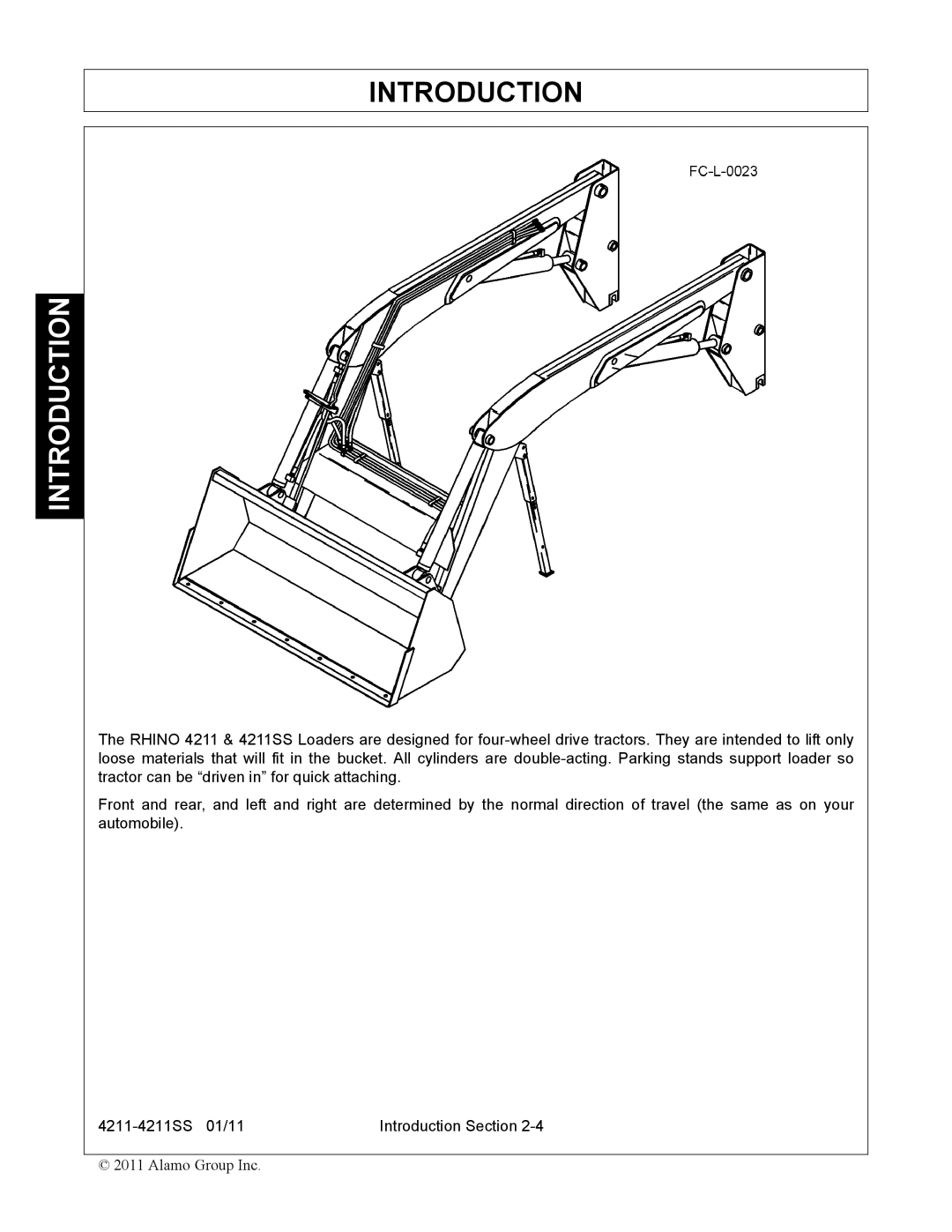 Servis-Rhino 4211SS manual Introduction 