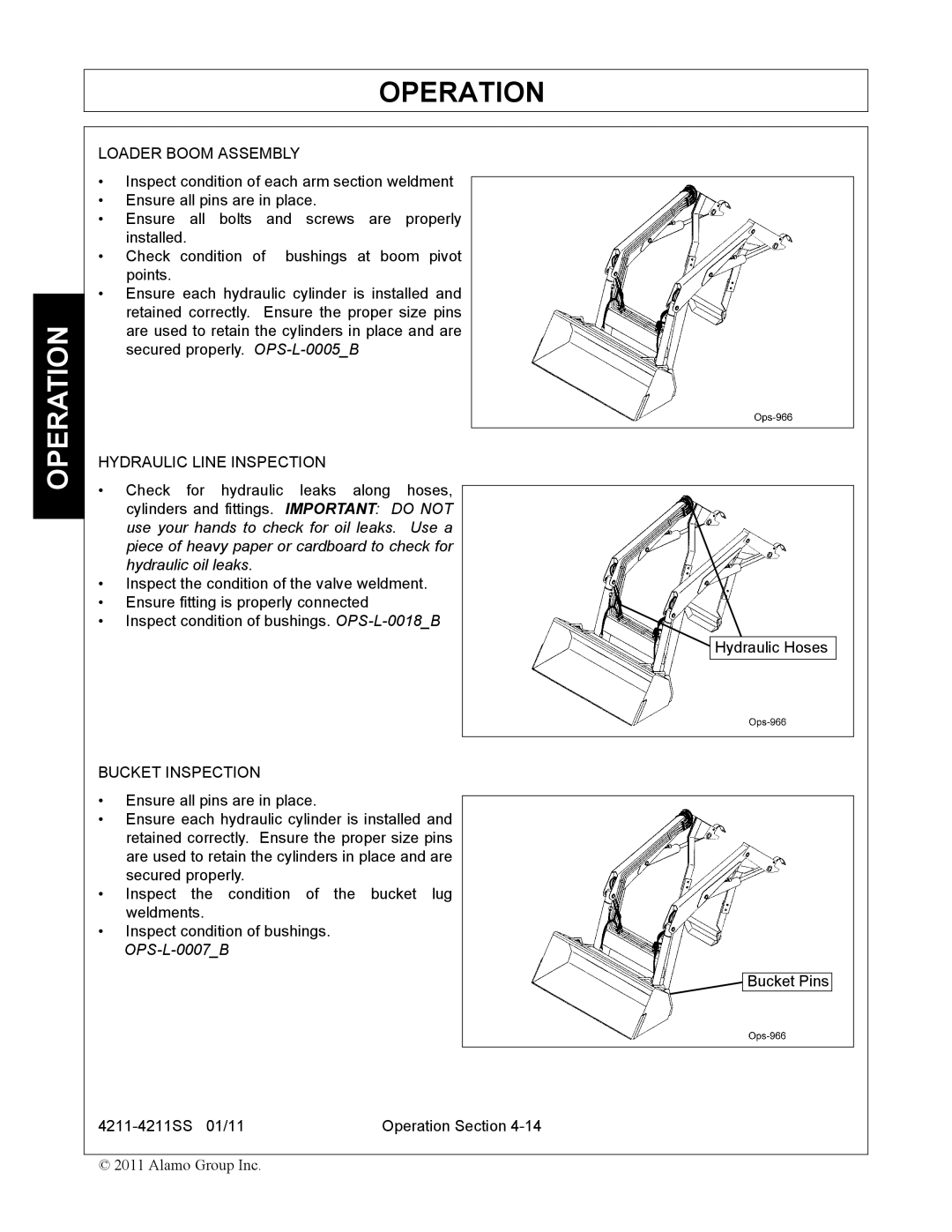 Servis-Rhino 4211SS manual OPS-L-0007B 