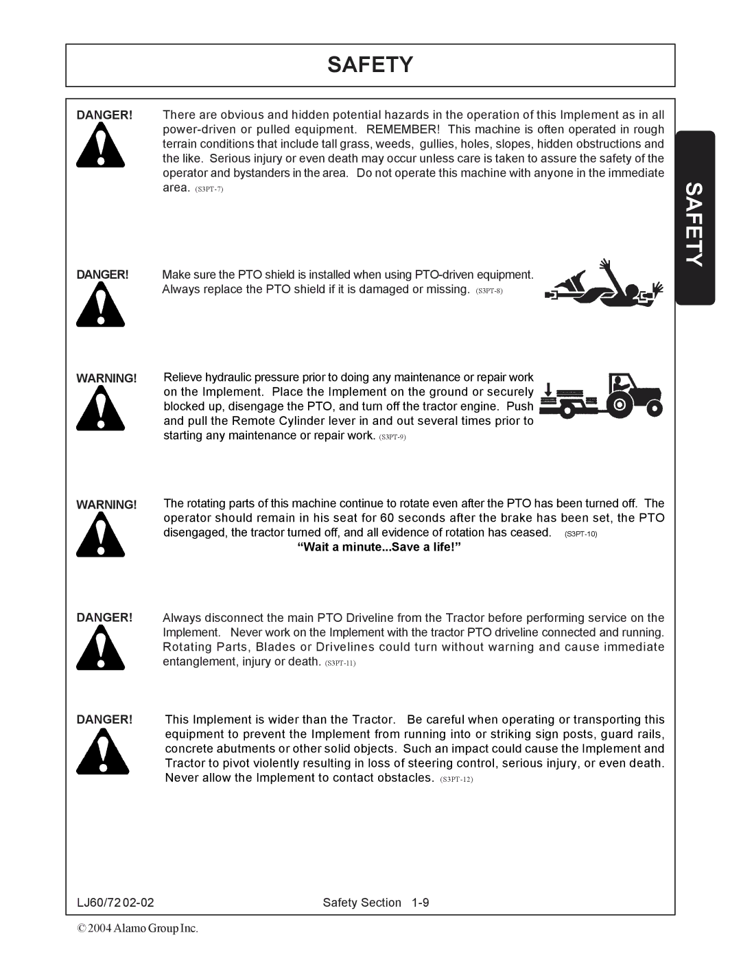 Servis-Rhino 60/72 manual Wait a minute...Save a life 