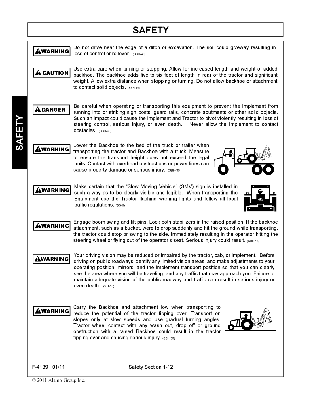 Servis-Rhino 60C manual Safety 