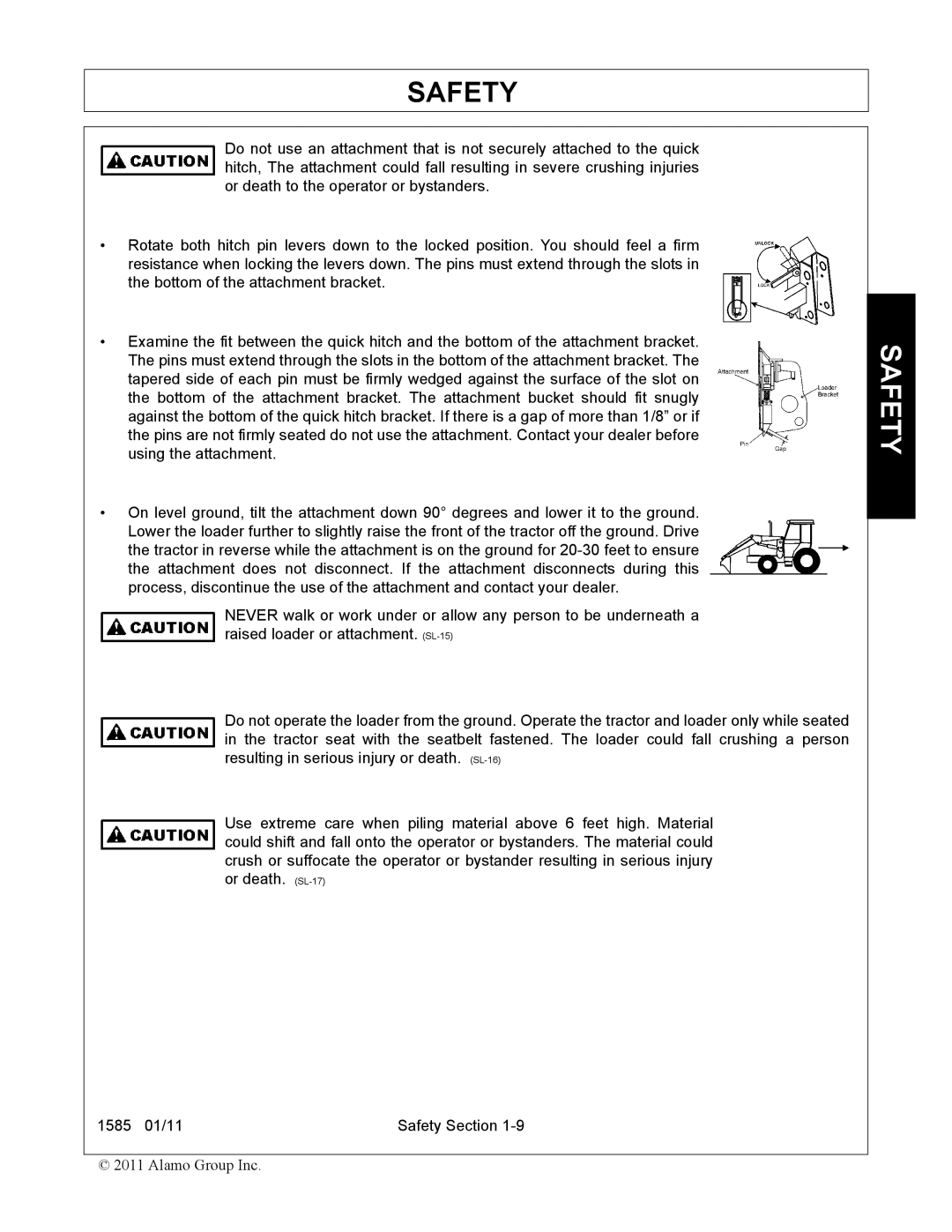 Servis-Rhino F-4123C manual Safety 