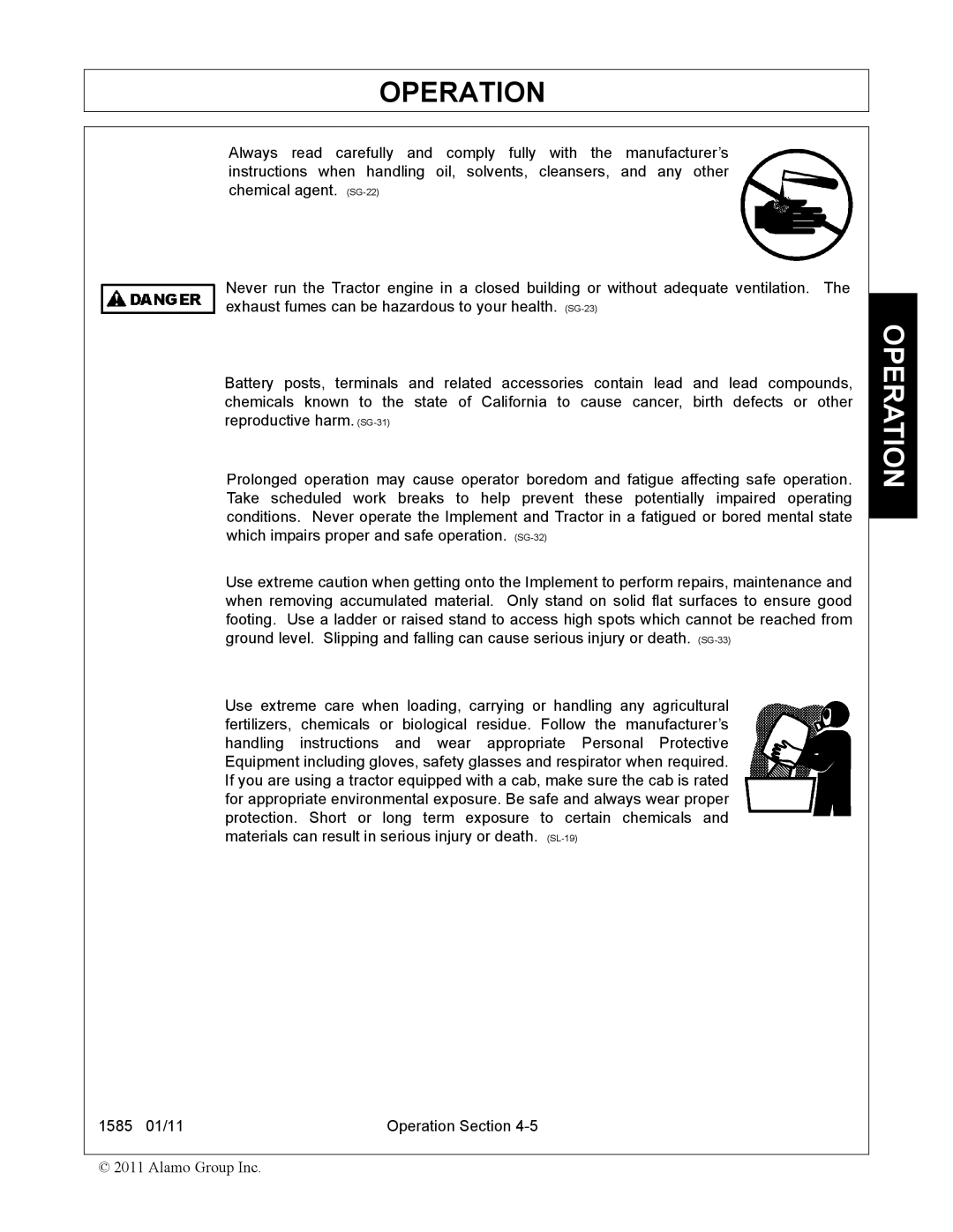 Servis-Rhino F-4123C manual Operation 