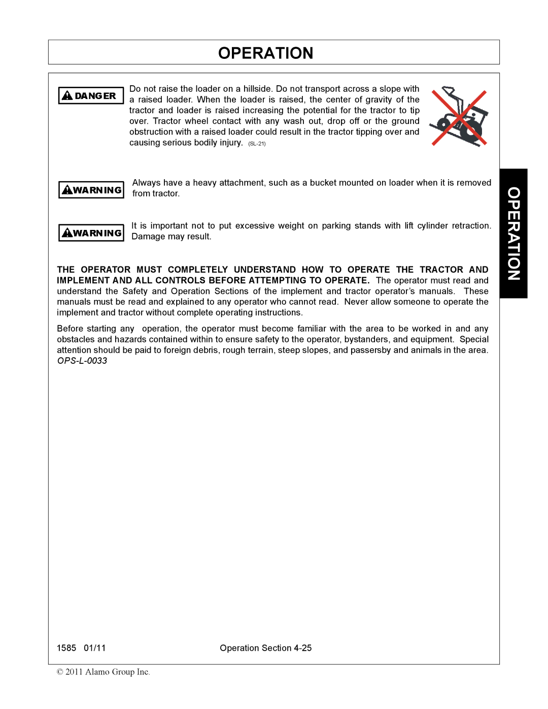 Servis-Rhino F-4123C manual Operation 