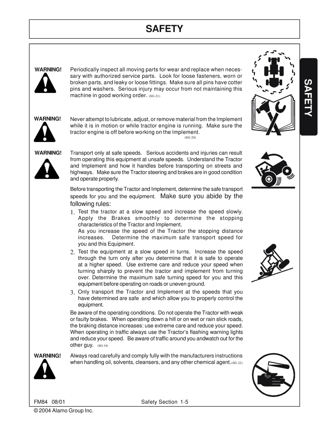 Servis-Rhino FM84 manual Following rules 